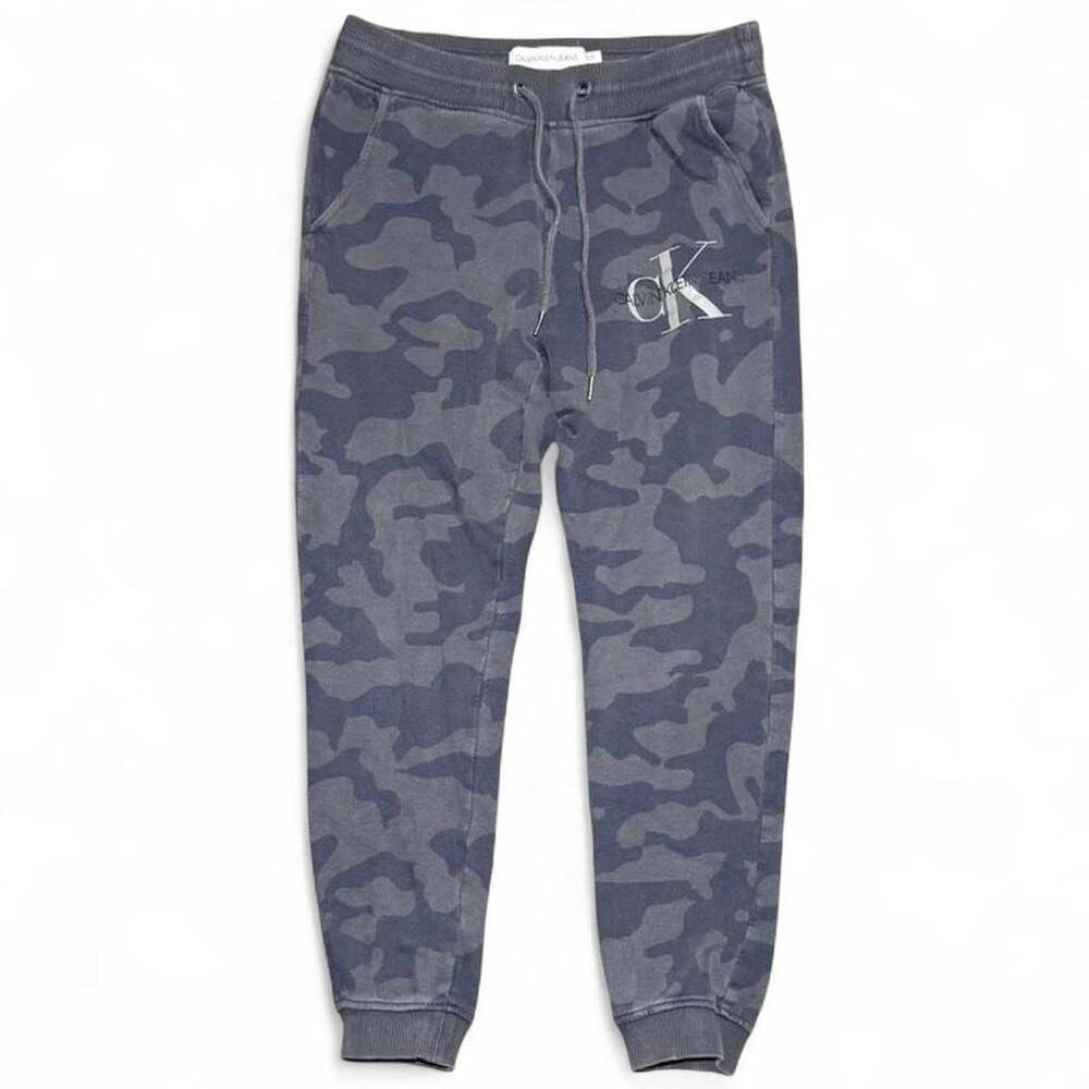 Calvin Klein Jeans Grey Camo Joggers Sweatpants Small